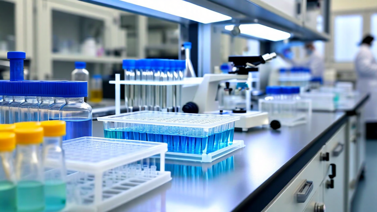 laboratory equipment, pipettes and genetic analysis equipment